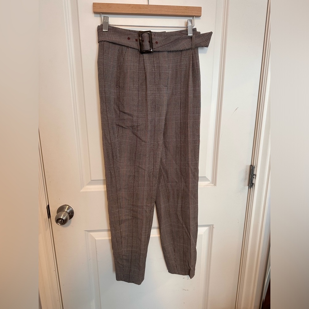 Plaid dress pants